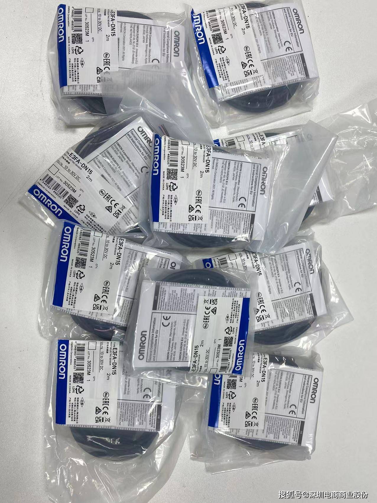 【电商】MRO供应链日本欧姆龙Omron光电传感器 E3FA-DN15 2M